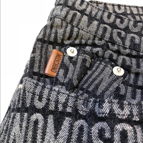 Moschino Logo stretch denim pants - Picture 2 of 3